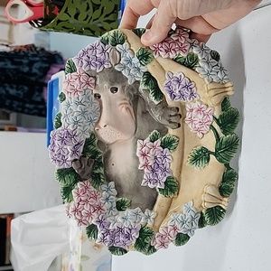 Fitz and Floyd hippo canapés plate